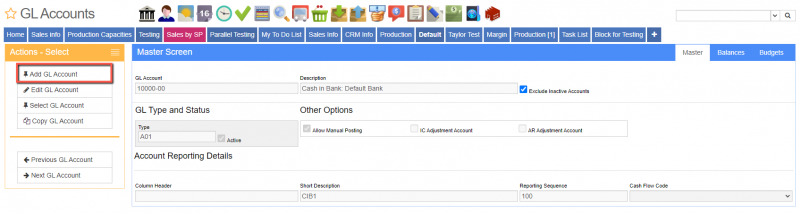 File:GL Account Master Tab Screen.png - Adjutant Wiki